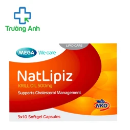 NatLipiz Mega Lifesciences - Hỗ trợ duy trì nồng độ cholesterol tốt trong máu