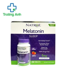 Natrol Melatonin Sleep 5mg (250 viên) - Viên uống giúp ngủ ngon hiệu quả