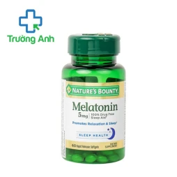 Nature's Bounty Melatonin 5mg - Hỗ trợ điều hòa giấc ngủ ngon