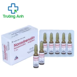 Noradrenalin 4mg/4ml Vinphaco - Thuốc điều trị hạ huyết áp cấp tính hiệu quả