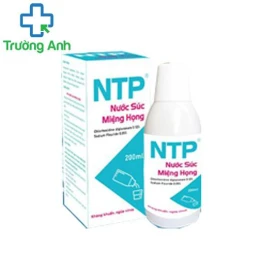 Nước súc miệng họng NTP - Giúp phòng ngừa sự phát triển của vi khuẩn hiệu quả