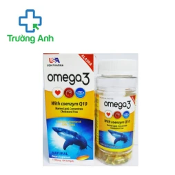 Omega 3 with Coenzyme Q10 USA Pharma - Hỗ trợ giảm thoái hóa võng mạc