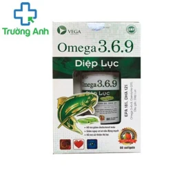 Omega 3.6.9 Diệp lục Vega - Giúp hỗ trợ giảm cholesterol máu hiệu quả