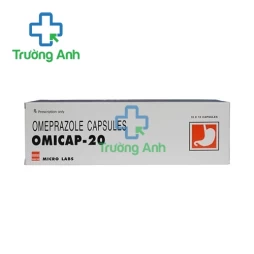 Omicap-20 Micro Labs - Thuốc điều trị viêm loét dạ dày, tá tràng