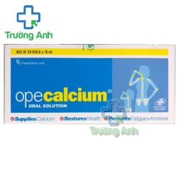 Opecalcium Oral Solution 10ml OPV - Dự phòng và điều trị thiếu vitamin, Calci hiệu quả