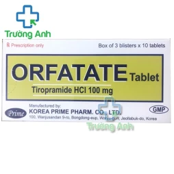 Orfatate Tablet 100mg Prime Pharm - Thuốc chống co thắt cơ trơn hiệu quả