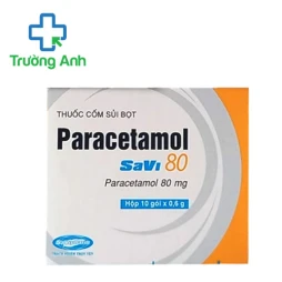 Paracetamol SaVi 80 - Thuốc giảm đau hạ sốt hiệu quả