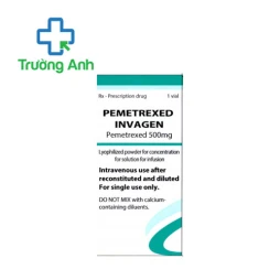 Pemetrexed invagen (Pemetrexed 500mg) - Thuốc điều trị ung thư phổi hiệu quả của Đức