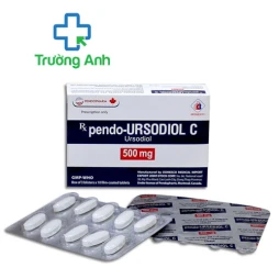 Pendo-Ursodiol C 500mg Domesco - Điều trị xơ gan ứ mật, sỏi mât hiệu quả