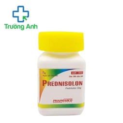 Prednisolon 5mg Phapharco (200 viên) - Thuốc điều trị chống viêm hiệu quả
