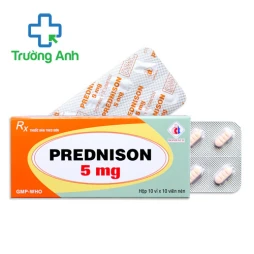 Prednison 5mg Domesco - Thuốc chống viêm và ức chế miễn dịch hiệu quả