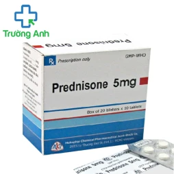 Prednisone 5mg Mekophar - Thuốc điều trị viêm khớp dạng thấp hiệu quả