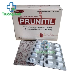 Prunitil 40mg/12.5mg Khapharco - Thuốc điều trị tăng huyết áp hiệu quả