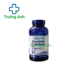 Puritan's Pride Absorbable Calcium 1200mg Plus Vitamin D3 25mcg - Giúp bổ sung vitamin D3 và canxi