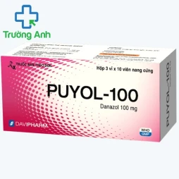 Puyol-100 - Điều trị lạc nội mạc tử cung, bệnh phù mạch di truyền hiệu quả của Davipharm