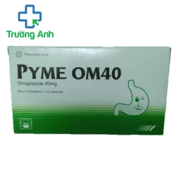 Pyme OM40 Pymepharco (viên) - Thuốc điều trị trào ngược dạ dày - thực quản, loét đường tiêu hóa của Pymepharco