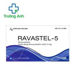Ravastel-5 - Thuốc điều trị tăng cholesterol huyết và ngăn ngừa tim mạch