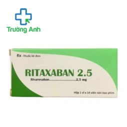 Ritaxaban 2.5 Armephaco - Thuốc phòng ngừa huyết khối tắc tĩnh mạch