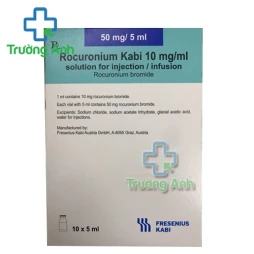 Rocuronium Kabi 50mg/5ml - Thuốc gây mê đường hô hấp hiệu quả