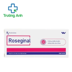 Roseginal Mediplantex - Viên đặt phụ khoa điều trị viêm âm đạo