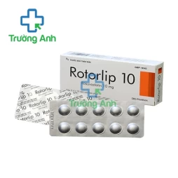 Rotorlip 10 DHG Pharma - Thuốc bổ trợ điều trị tăng cholesterol máu