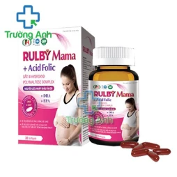 Rulby Mama - Giúp bổ sung sắt, acid folic, DHA, EPA, vitamin và khoáng chất cho bà bầu