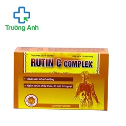 Rutin C Complex Zorro Pharma - Viên uống giúp hỗ trợ táo bón, nhiệt miệng