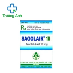 Sagolair 10 Sagopha - Thuốc điều trị hen phế quản hiệu quả