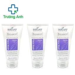 Sữa rửa mặt Salcura Bioskin Face Wash Cleanse 150ml cho da khô, nhạy cảm