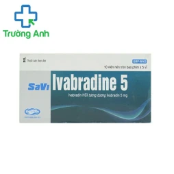 SaVi Ivabradine 5 - Thuốc điều trị triệu chứng đau thắt ngực hiệu quả