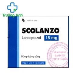 SCOLANZO 15mg - Thuốc điều trị viêm loét dạ dày, tá tràng hiệu quả của Spain