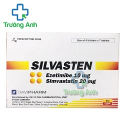 Silvasten - Thuốc giúp kiểm soát cholesterol trong máu hiệu quả của Davipharm