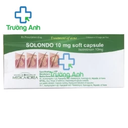 Solondo 10mg soft capsule Medica - Thuốc điều trị mụn trứng cá