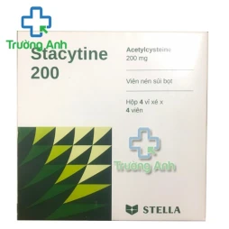 Stacytine 200 (viên sủi) - Thuốc tiêu chất nhầy đường hô hấp hiệu quả của Stella