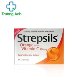 Strepsils C100 Orange 24 - Thuốc điều trị nhiễm khuẩn nhẹ hiệu quả