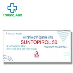 Suntopirol 50 - Thuốc điều trị động kinh hiệu quả của Ấn Độ