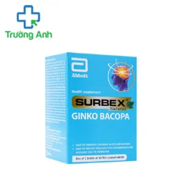 Surbex Natural Ginko Bacopa - Hỗ trợ tăng cường tuần hoàn não