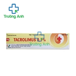 Tacrolimus 0,1% 10g VCP - Thuốc điều trị viêm da dị ứng
