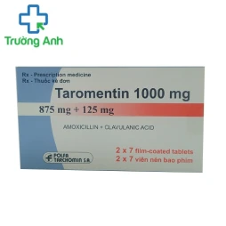 Taromentin 1000mg - Thuốc điều trị nhiễm khuẩn đường hô hấp hiệu quả của Ba Lan