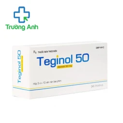 Teginol 50 DHG Pharma - Thuốc điều trị tăng huyết áp hiệu quả