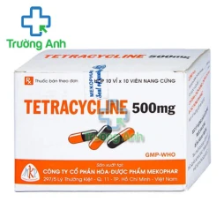 Tetracyclin 500mg Mekophar - Thuốc kháng sinh điều trị nhiễm khuẩn hiệu quả