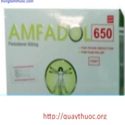 Amfadol 650mg - Thuốc giảm đau, hạ sốt hiệu quả