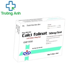 Calci folinat 50mg/5ml MD Pharco - Thuốc giảm độc tính, giải độc hiệu quả