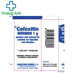 Cefoxitin Normon 1g - Thuốc điều trị nhiễm khuẩn hiệu quả