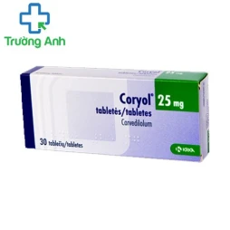 Coryol 25mg - Thuốc điều trị cao huyết áp, suy tim hiệu quả của Slovenia