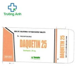 Daquetin 25 - Thuốc điều trị tâm thần phân liệt của Danapha