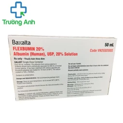 FLEXBUMIN 20% Baxalta - Thuốc điều trị giảm khối lượng tuần hoàn hiệu quả