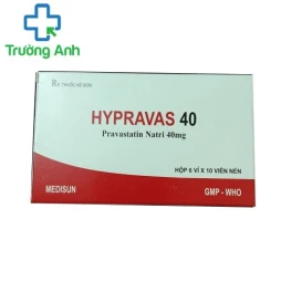 Hypravas 40 - Thuốc điều trị bệnh tim mạch của MEDISUN