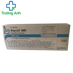 Klacid MR 500mg - Thuốc chống viêm hiệu quả của Mỹ