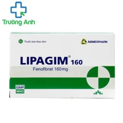 Lipagim 160 - Thuốc điều trị tăng cholesterol máu của Agimexpharm 